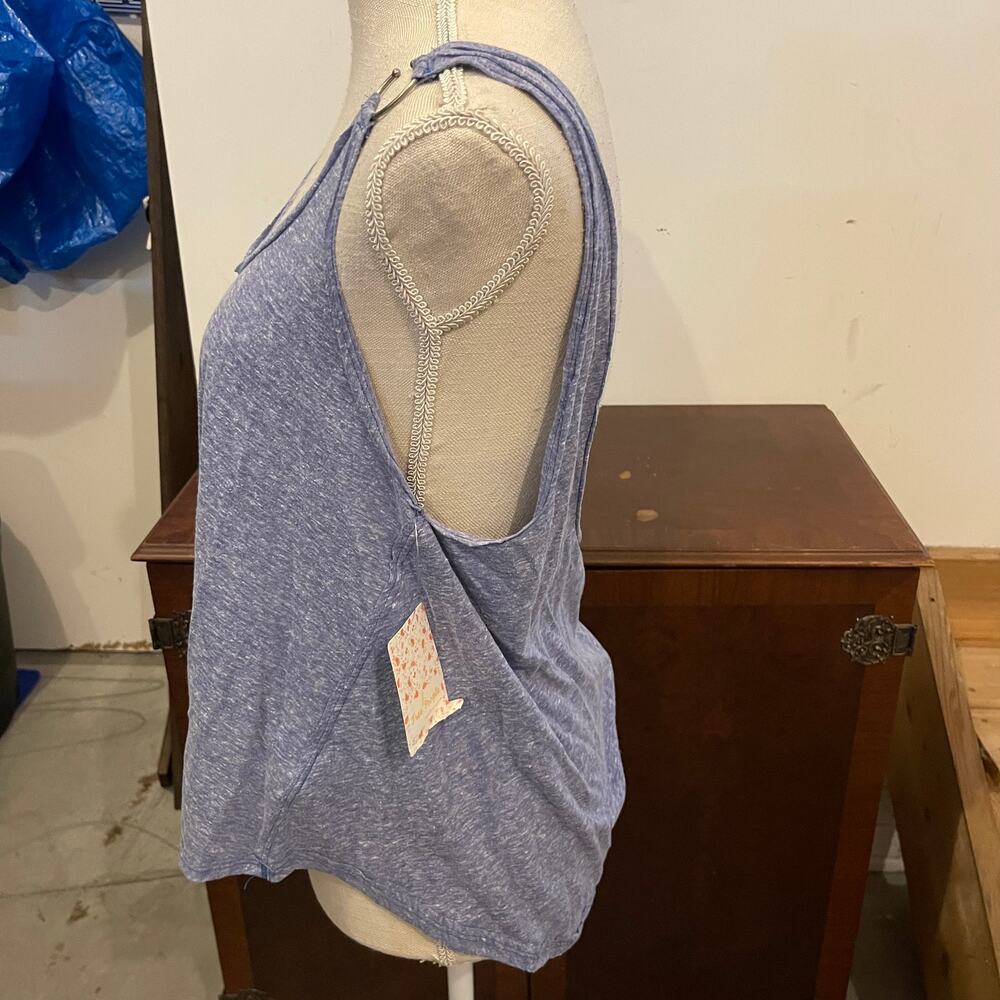 We the Free People Carly V-Neck Low Back Tank Top, L, NWT - Picture 5 of 9